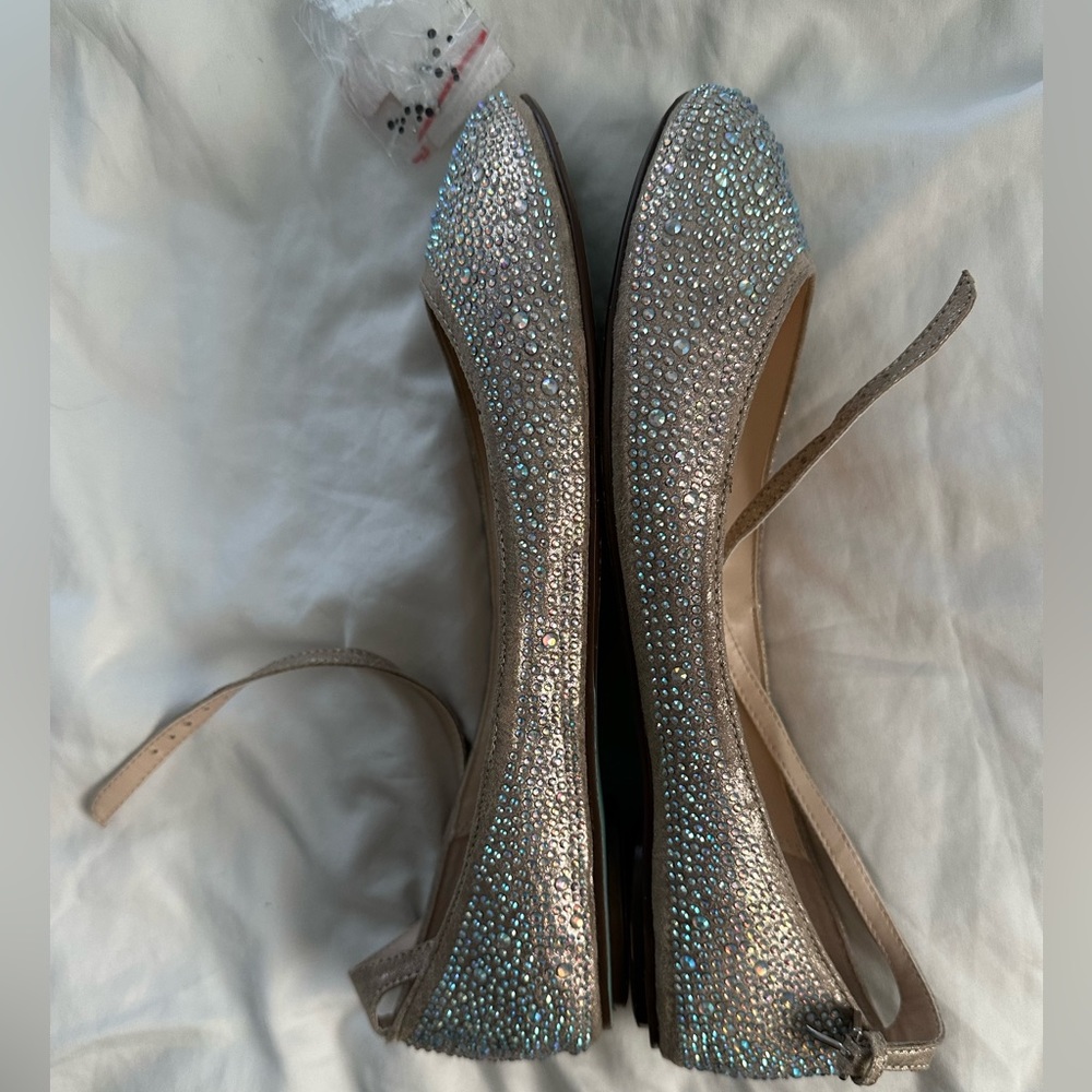 Betsey Johnson Sparkle Flats